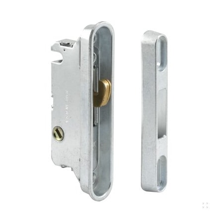 Prime-Line 3-9/16 in., Steel, Mortise Lock and Keeper (1 Set) E 2487